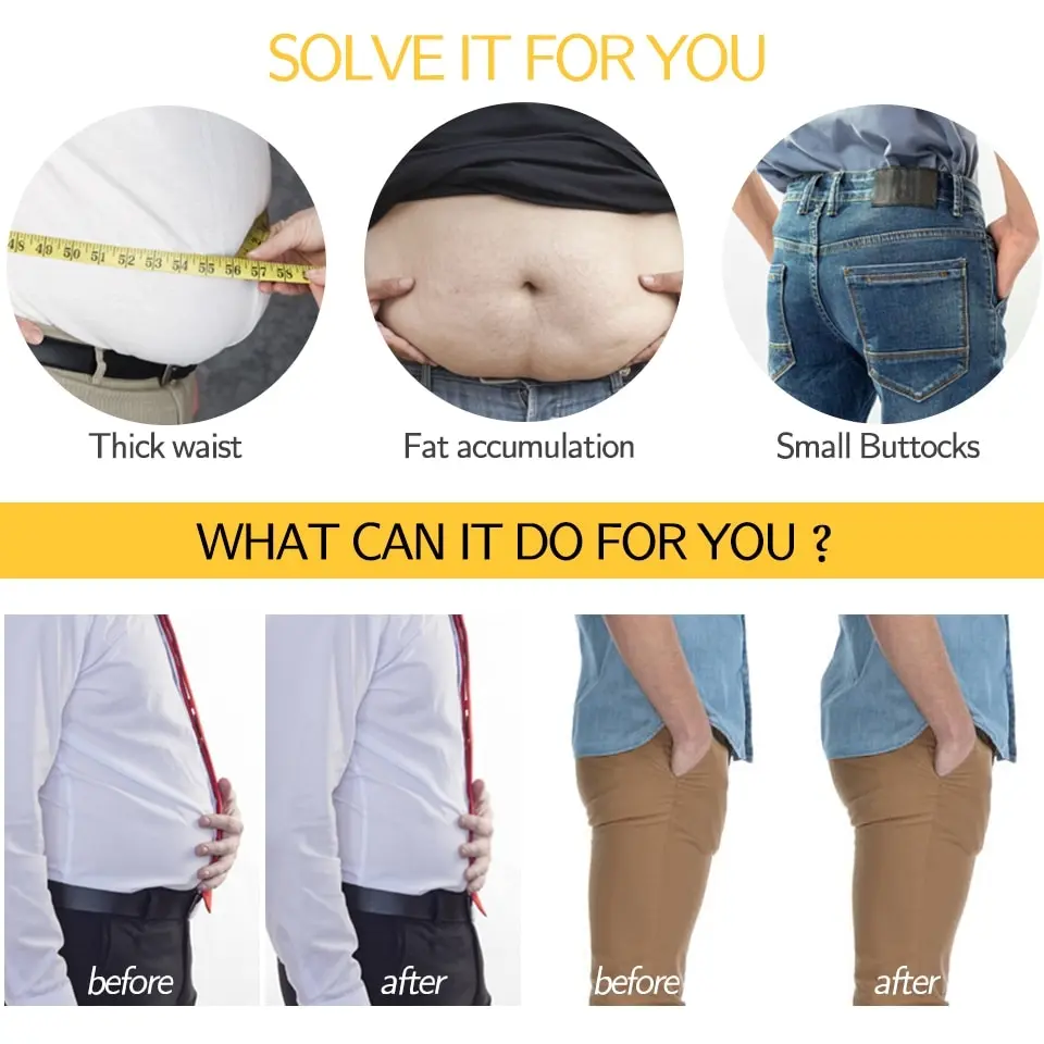 Men Slimming High Waist Body Shaper Waist Trainer Shaper Control Panties Compression Underwear Abdomen Belly Shorts 1 2PCS