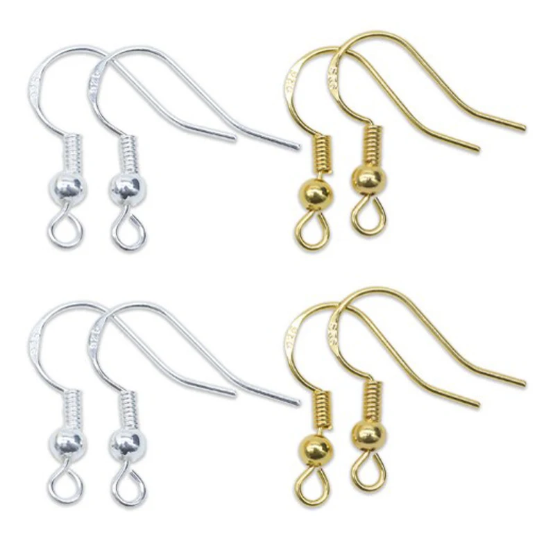 

200 Pcs Earrings Hook for DIY Jewelry Earring Making Findings Supplies Accessories Ear Hook Earrings Clasps