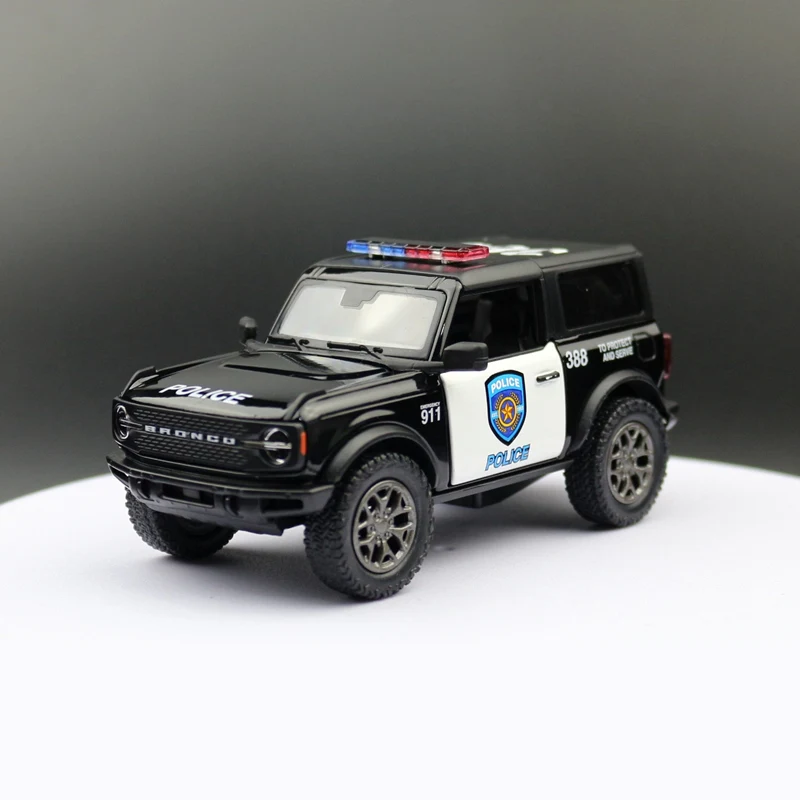 New Ford F150 Raptor Bronco Alloy Car Model Diecast Metal Police Off-road Vehicle Car Model Simulation Collection Childrens Gift 5