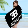 Brand B-Bugatti Microfiber Blanket Quick Drying Beach Towels Oversized Printing Super Absorbent Pool Towel Blanket 6