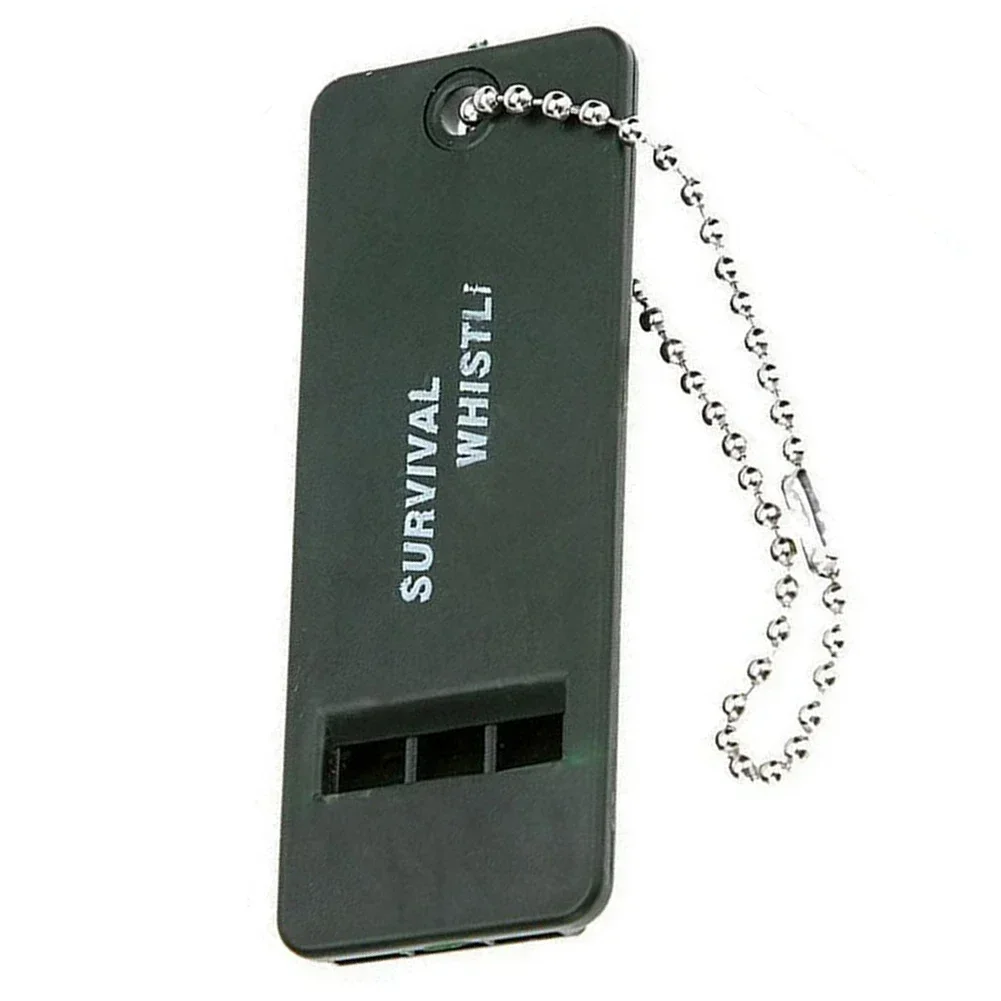 3-Frequency Whistle High Decibel Survival Whistle Keychain Referee Camping Hiking Outdoor Emergency Survival 1-10PCS