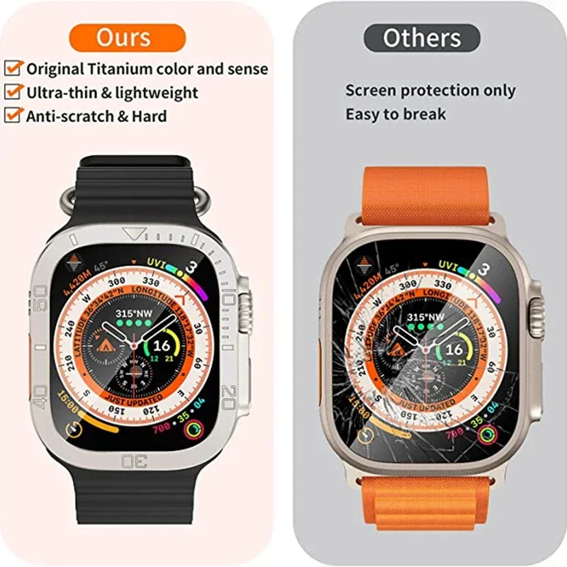 Premium Tempered Glass Metal Frame Screen Protector