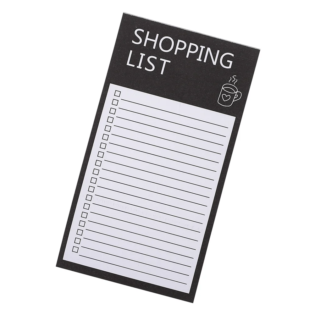 

Shopping List Notebook Full Magnet Back Notepad Decorative Memo Pad