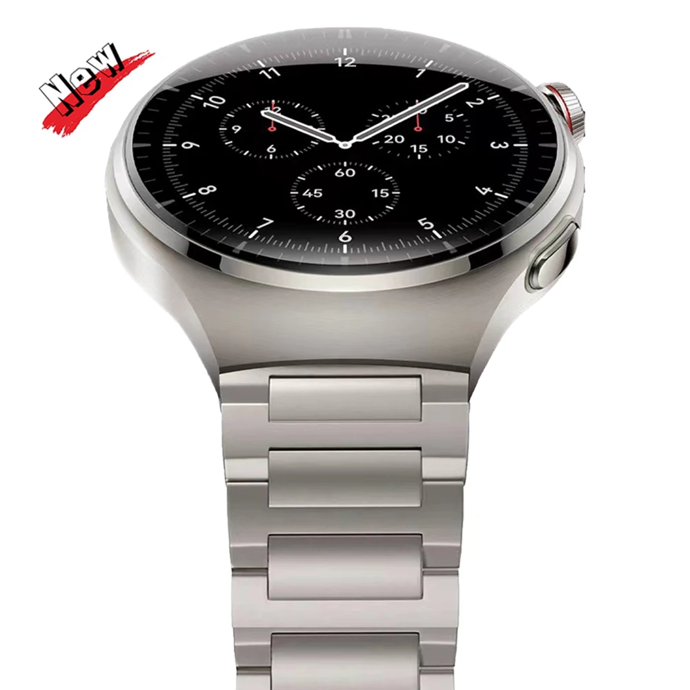 

22mm Titanium Bracelet For Huawei Watch 4 Pro Ultimate GT3 46mm Luxury Mens Strap For Samsung watch3 45mm Gear S3 For Seiko Band