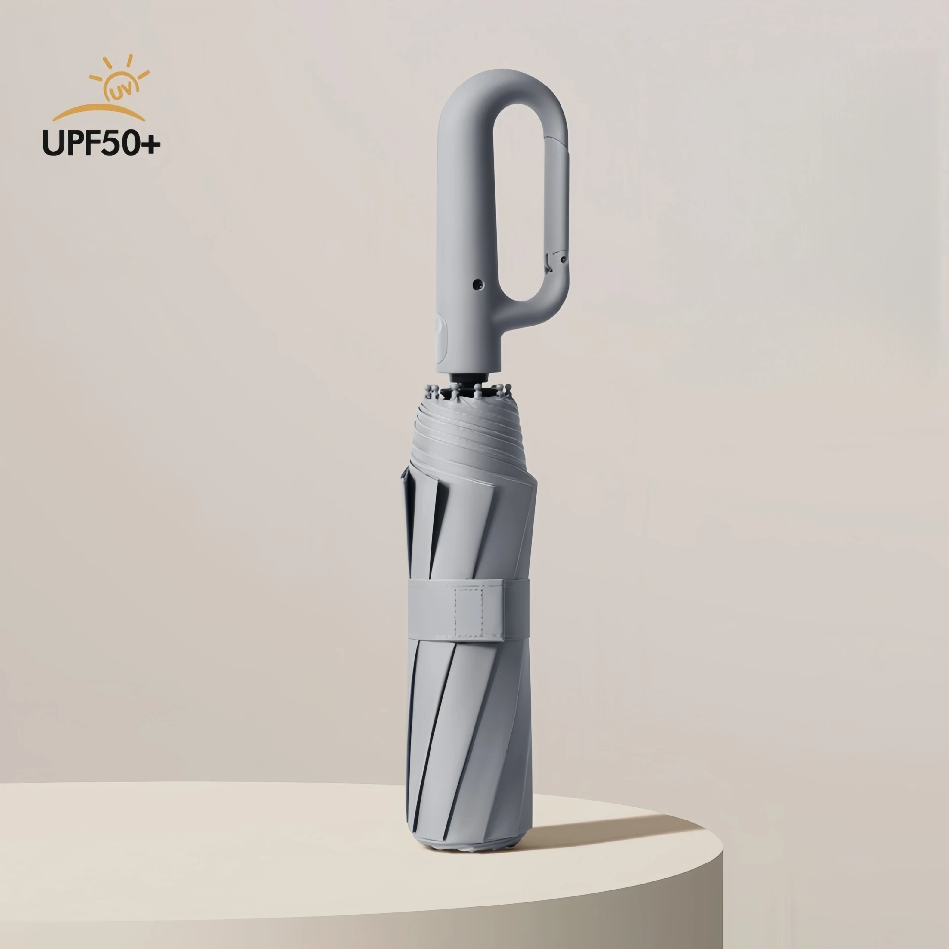 Deluxe Windproof Automatic Folding Umbrella - 20-Bone Reinforced Design with Large Ergonomic Handle
