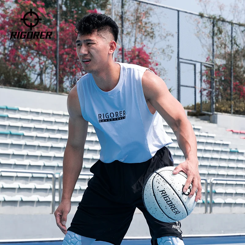 RIGORER Sports Vest Men Summer Large Size Sports Basketball Running Fitness Sweat Absorbing Breathable Casual Sleeveless shirt For men sports vest