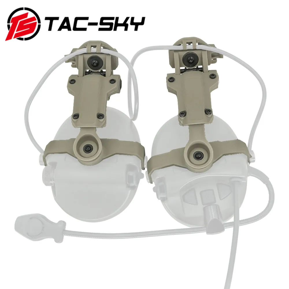 

TAC-SKY New ARC Helmet Track Adapter Tactical Headset Accessory ARC Helmet Holder Compatible With MSA SORDIN Headset