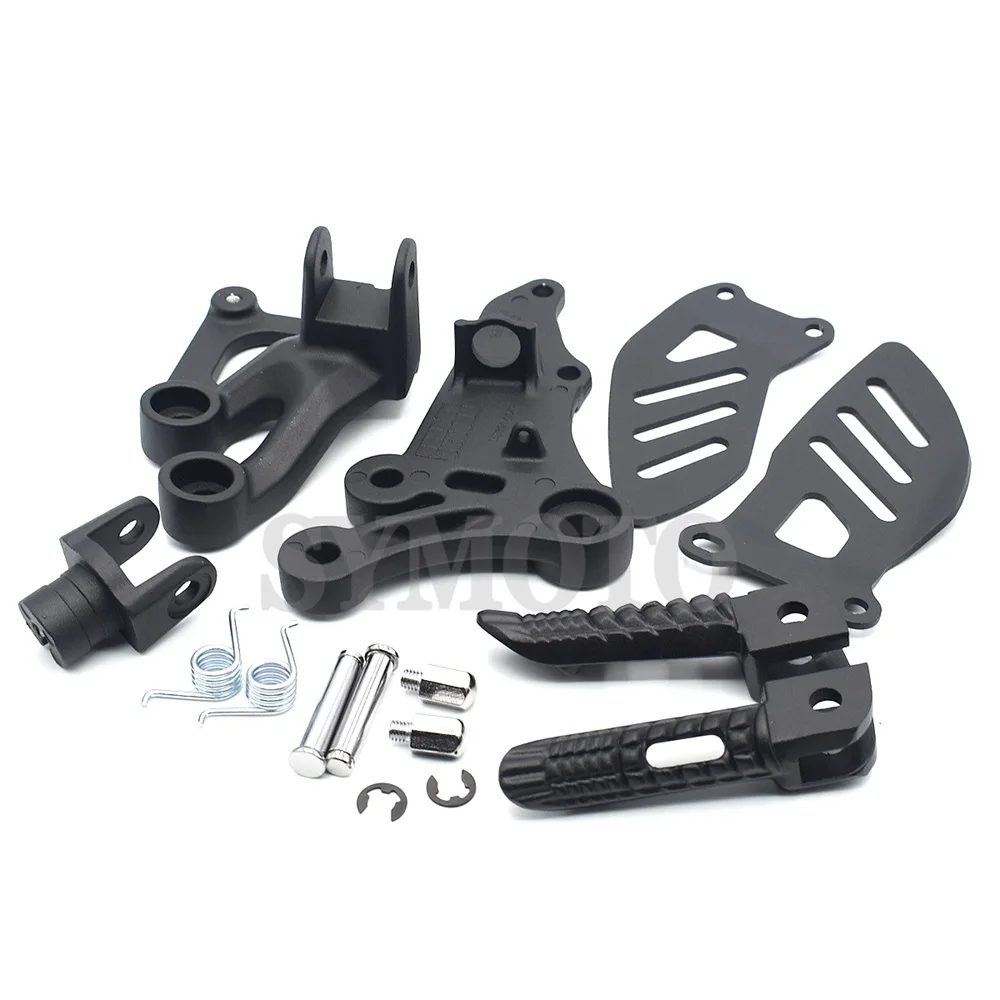 Motorcycle Footrest Set Front Foot Pegs Bracket Mount For Suzuki Gsxr600 Gsxr750 2006-2010 Gsxr 600 750