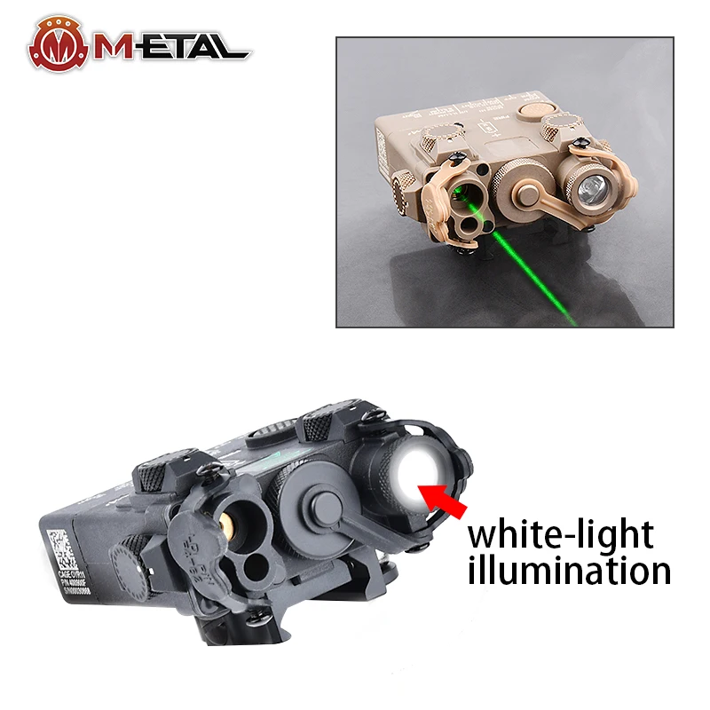 Tactical DBAL A2 Red Dot Laser Flashlight Nylon Plastic Battery Fit 20mm Rail PEQ 15 MAWL NGAL Airsoft Hunting Sight Accessories