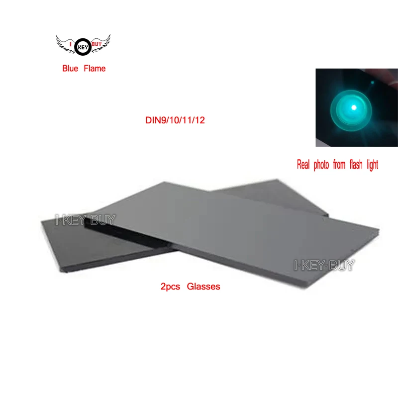 2pcs Glass Arc Welding Protection Filter 108x50mm DIN9 DIN10 DIN11 DIN12 welding glasses welding shield cover