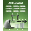 QWJoyBear Cold Press Juicer Machine: Easy to Clean Slow Masticating Juicer Extractor for Veggies and Fruits,92% Juice Yield High 3