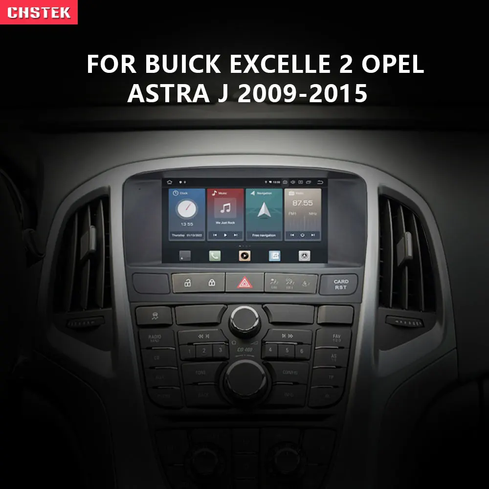 

CHSTEK Android 11 Qualcomm 8Core 8G+128G Car GPS Radio CarPlay For Buick Excelle 2 Opel Astra J 2009-2015 4G SIM Auto Stereo