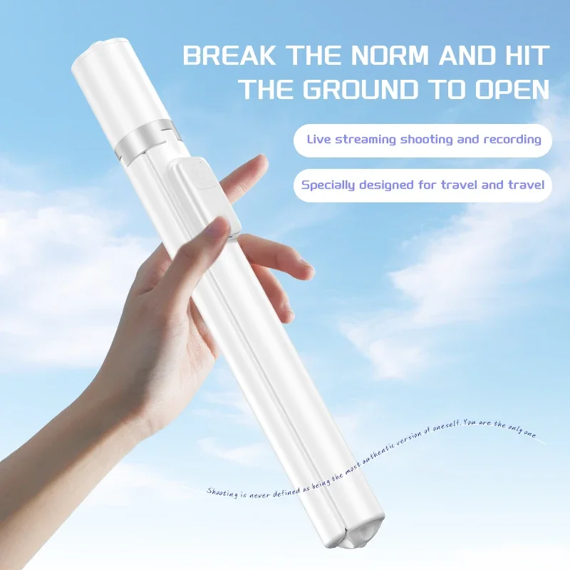 Ultra Long Selfie Stick with Bluetooth Remote and Auto Open Feature