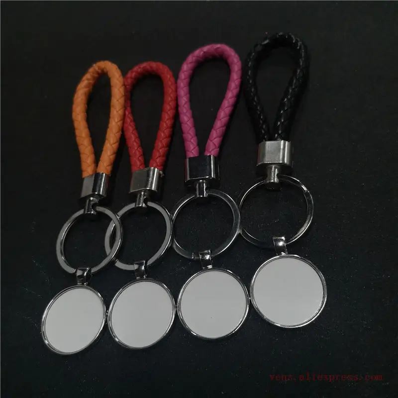 

sublimation blank new rope keychains key ring heat transfer printing blank diy materials 25pcs/lot
