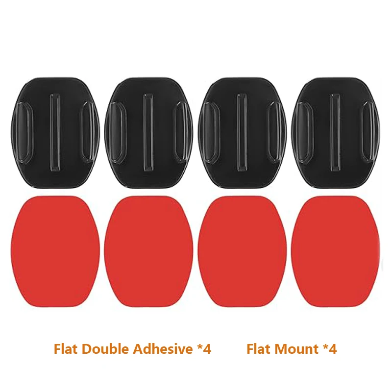 Supporto 12-in-1 Per GoPro - Attacchi Adesivi Curvi/Piatti, Compatibile Con Action Cam E DJI - Foto 2