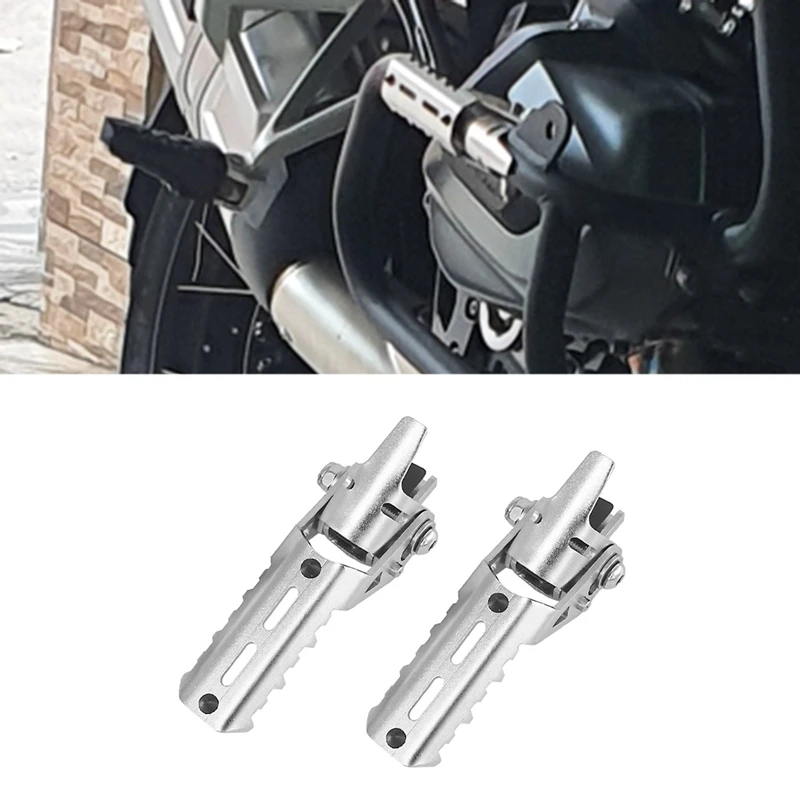 

For BMW F800GS S1000XR F750GS F850GS Motorcycle Front Foot Pegs Folding Footrests Clamps 22-25Mm