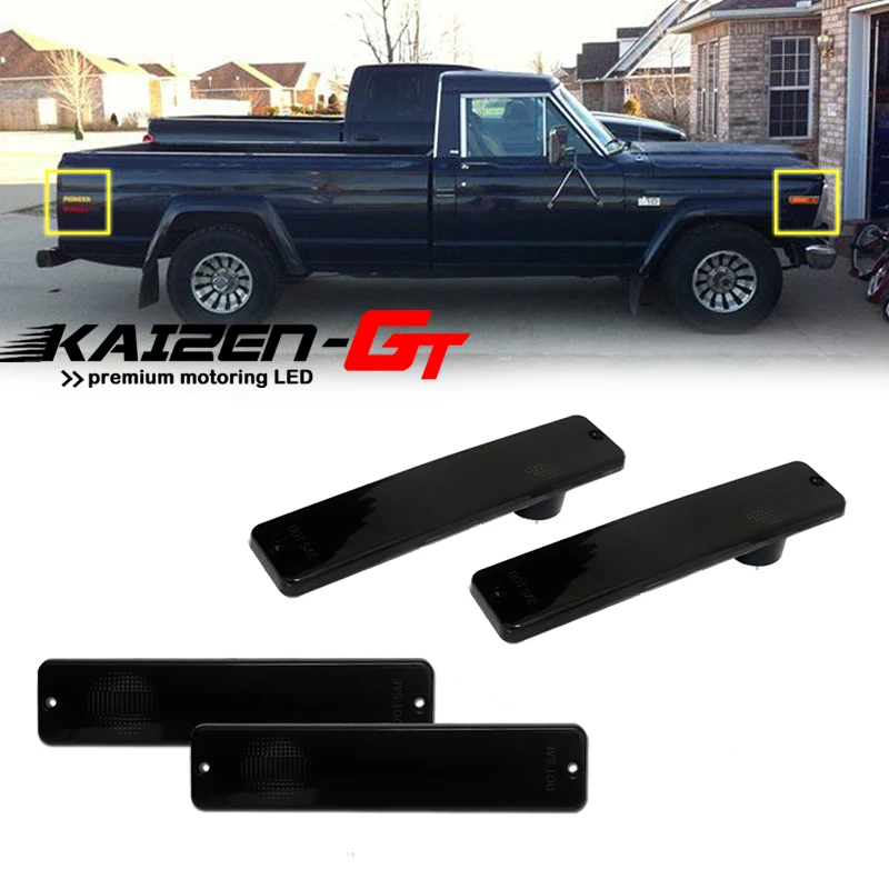 Paraurti Anteriore/Posteriore Side Marker Light Housing Gusci Per Jeep J Series, Base Cj5, Cj5 Golden Eagle,Cj5 Laredo, Base Cj6, Cj7 Limited