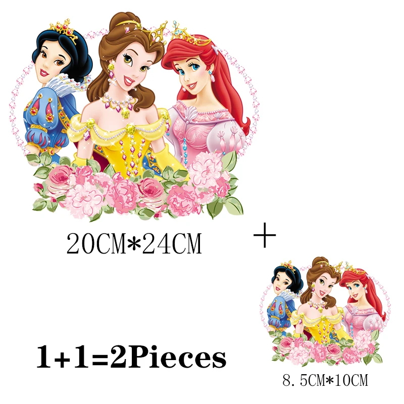 Patches Children's Clothing Disney Princesses - Disney Iron Transfer  Stickers - Aliexpress