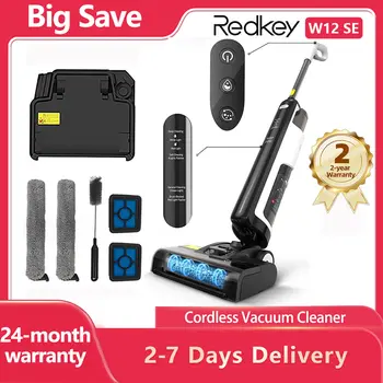 Redkey W12 SE Aspirapolvere asciutto e bagnato senza fili Aspirapolvere wireless intelligente multisuperficie Lavapavimenti Asciugatura autopulente per la casa 1