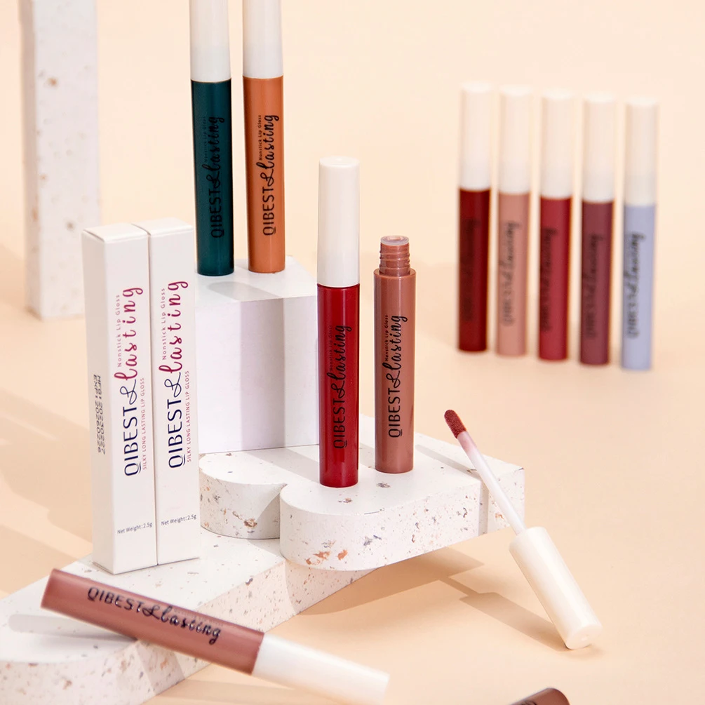 Matte Lipstick Non-Stick Cup Waterproof Long-Lasting Smudge-Proof Velvet Finish Transfer-Resistant Lip Gloss