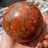 Natural Orange Sunstone Ball, Quartz Crystal, Orange Primordial Stone, Polished, Mineral Reiki, Healing, Wealth, Energy Ball 1