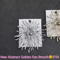 Beaut & Berry модные эмалированные абстрактные броши от солнца для женщин, роскошные булавки унисекс, повседневные аксессуары для вечеринок, подарки, новые ювелирные изделия для друзей