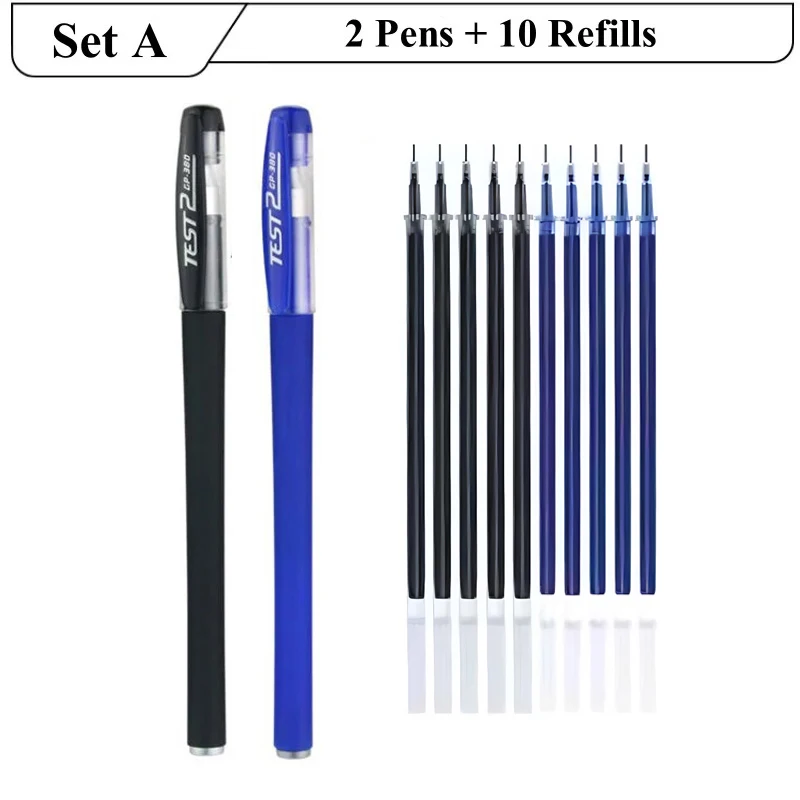 Premium Gel Pen Set with Refills - Fine Point, Smooth Writing Stationery Supplies