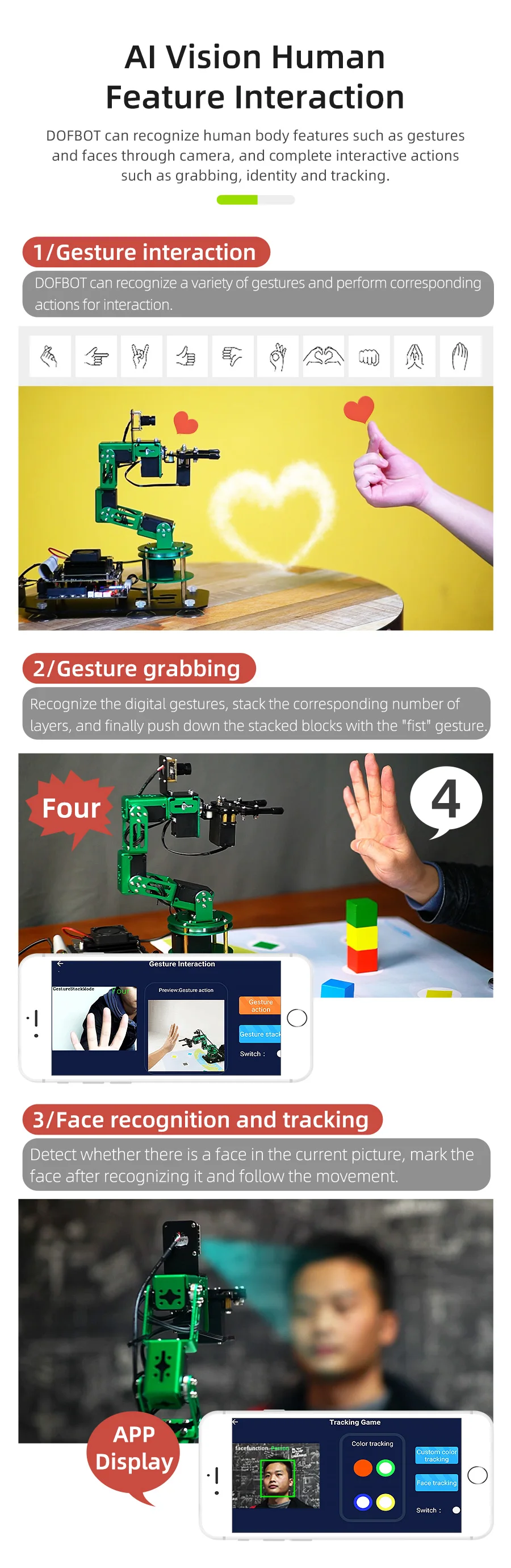 Robot Arm Building Learning Kit for Jetson Nano 4GB 6DOF AI Development ...