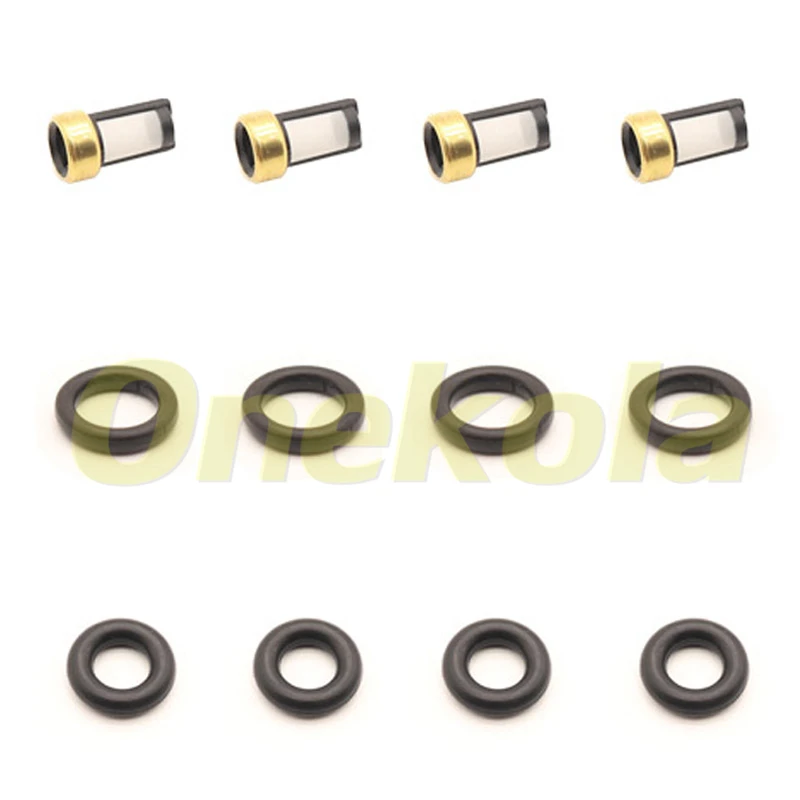 Fuel Injector Service Repair Kit Filters Orings Seals Grommets for Volkswagen VW golf passat 1.8 ADR 20v 058133551F