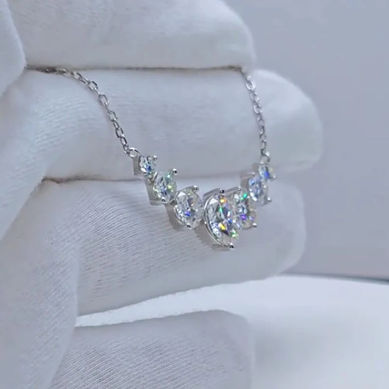 Moissanite Necklace for Women