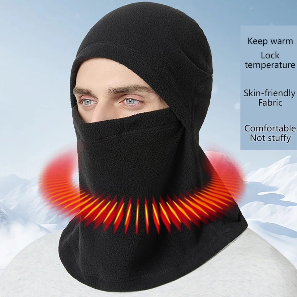 GTUBIKE Warm Winter Balaclava Fleece Cycling Cap Windproof Men Women Sport Scarf Ski Bicycle Motorcycle Running Neck Warmer