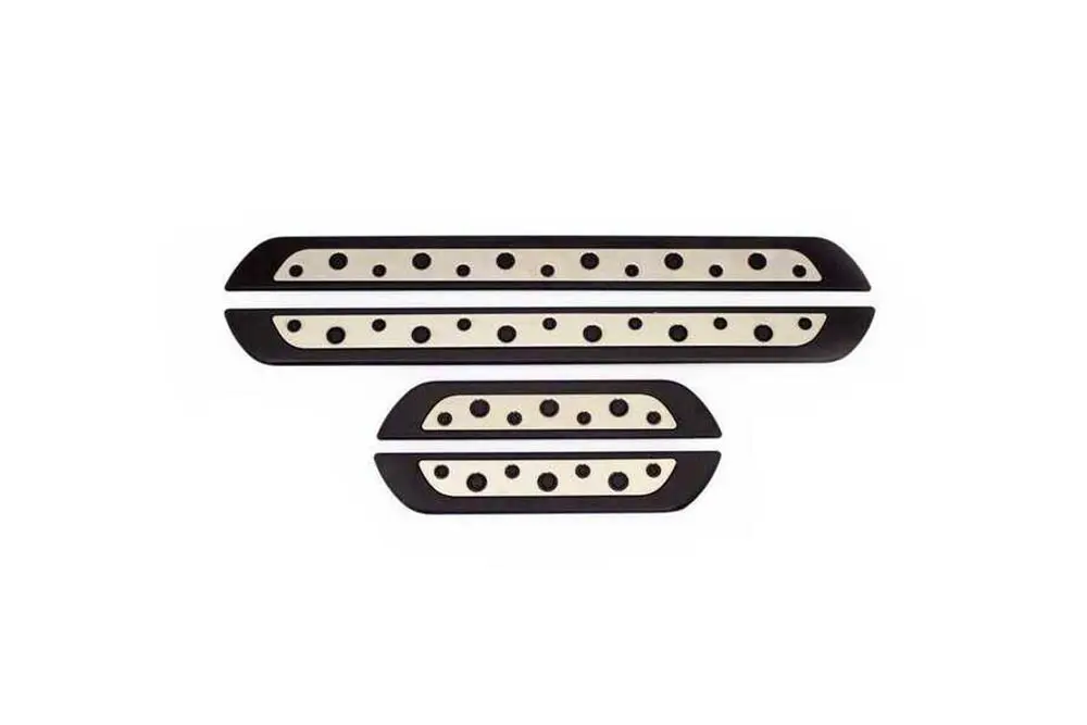 

Ford Fiesta 7 Door Sill Guards (2018 2022) -4 Pcs. -- St. Steel