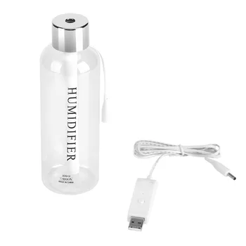  Humidifier Mist Maker Mist Maker Bottle 300ml Mini  Diffuser Mist Maker Portable USB Water Bottle Humidifier Car Home 1