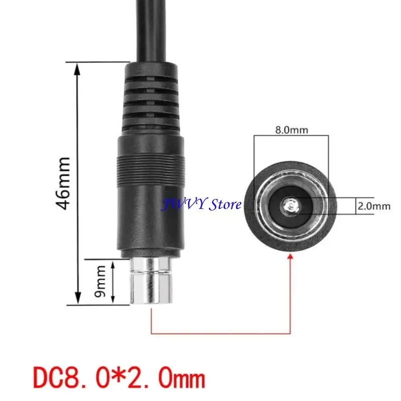 573A 6,2 Meter langes Solarpanel-Adapterkabel mit sicheren DC8020 8,0x2,0-mm-Anschlüssen – Detail 7