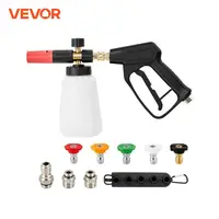 VEVOR Pressure Washer Gun Set Foam Cannon Washer Spay Gun with Connector Nozzle Tips Pressure Washer Handle with Inlet Connector 1