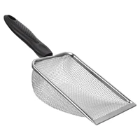 Sand Reptile Scoop Litter Scooper Mesh Reptiles Substrate Box Filtering Steel Stainless Bedding Cleaner Cat Sifter Metal Fine 1
