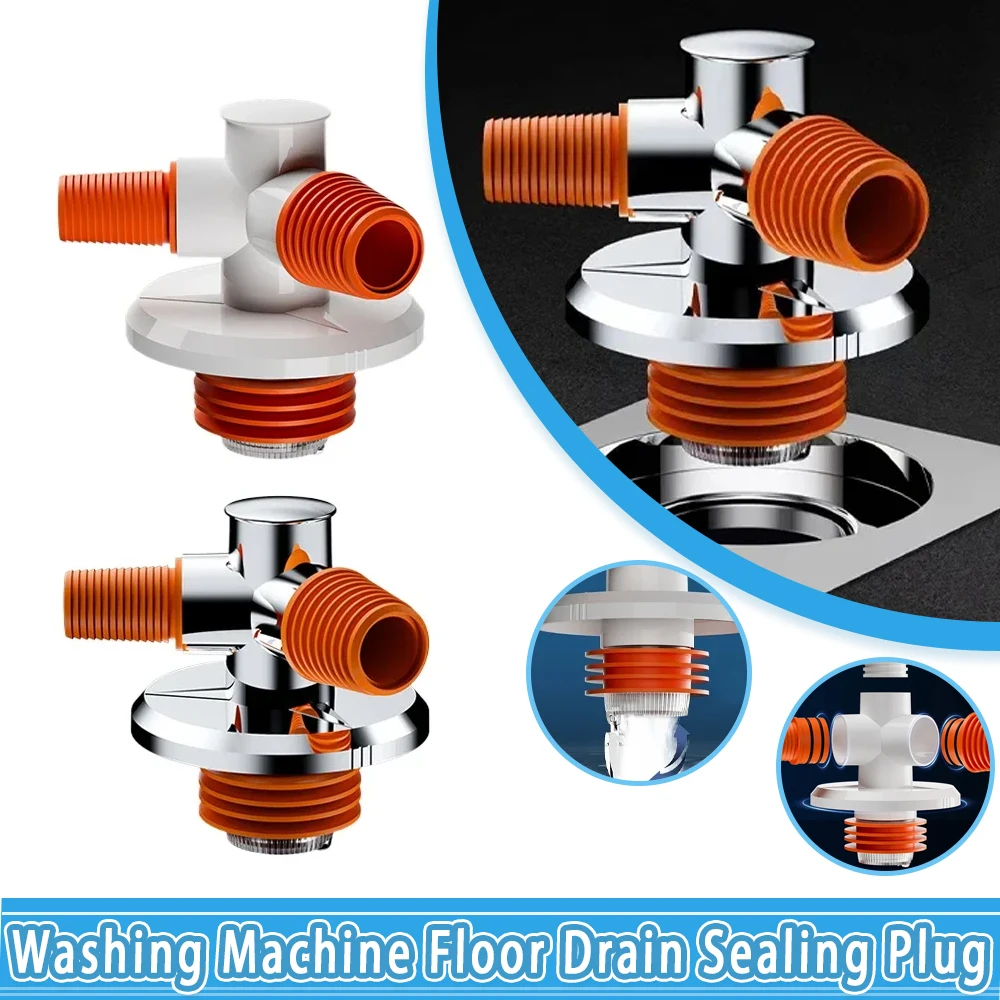 Bathroom Floor Drain Pipe 2 in 1 Deodorant for Wash Machine Sewer drainage pipe set,floor drain