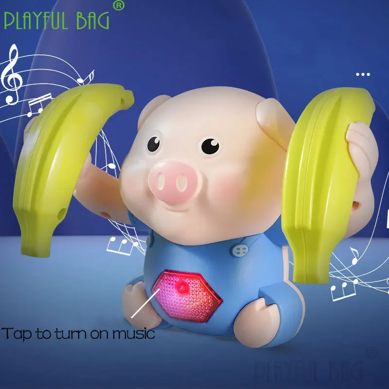 Interactive Electric Pig Dump Truck Music Voice Talking Toy for Kids Pools Water Activities Bath Time Fun Perfect for Toddlers 5