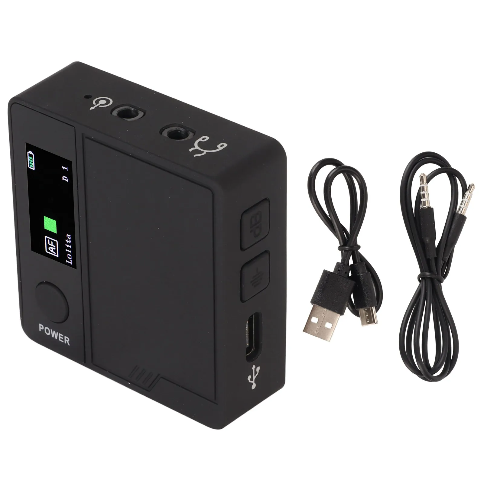 

Live Sound Card Mini Lavalier Voice Changer With 11 Sound Effects Handheld Voice Changer Device For IOS Plug and Play