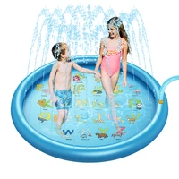 170cm  Kids Inflatable Round Water Splash Toy Play Pools Children Outdoor Funny Toys Playing Sprinkler Mat Yard Water Spray Pad 1