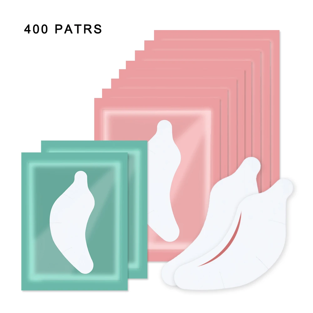 

400 Pairs Eyelash Extension Patch Under Eye Patches Lash Pads Eye Patch Eyelash Pads Lash Extension Gel Pad Hydrogel Patches