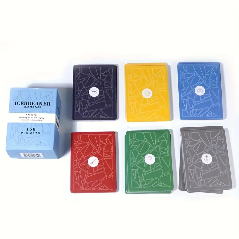 Conversation Starter Cards Game Icebreaker Deck Powerful Tool to Establish and Strengthen Relationships by Cultivating Open 5