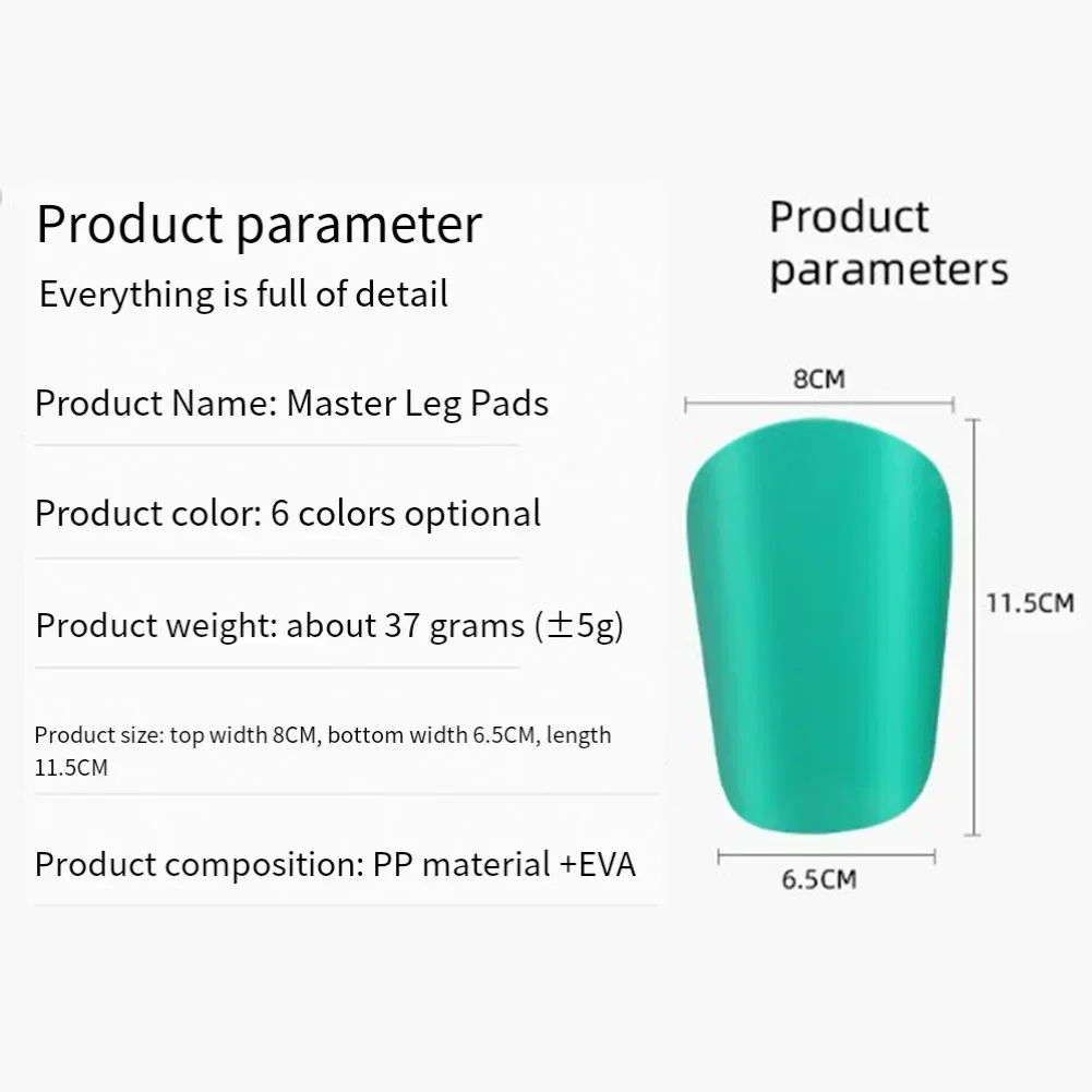 Shin Guard Pads Mini Master Football Shin Guard Thickened Insert Sport Guard Lower Leg Protector For Hit And Collision During Sports Activities