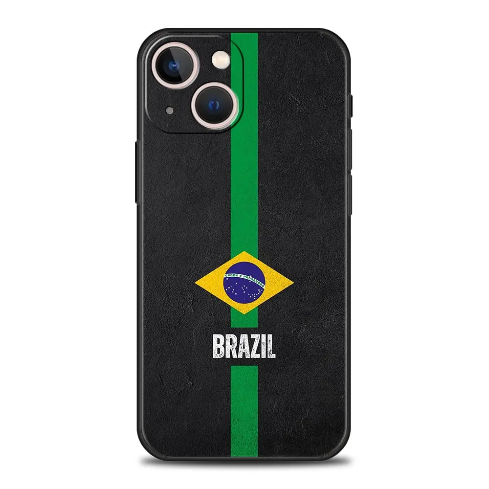 Brazil Flag Soft TPU Phone Case – Vibrant and Durable Protection