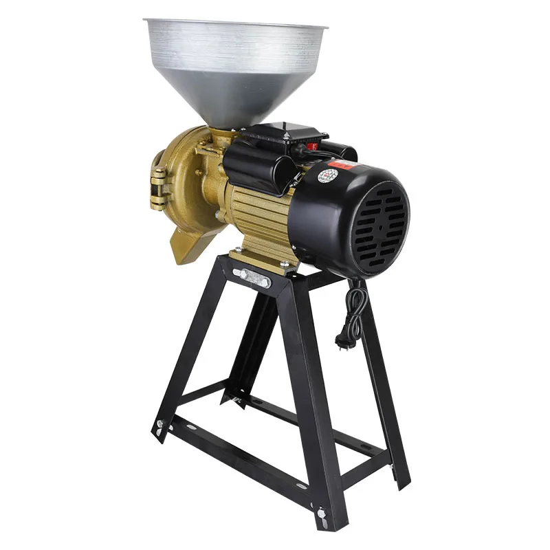 3500W Bean Grinder 3500W Multi-Function Rice Pulper Corn Grain Beater Steel Wet And Dry Grinder Stone Grinder Flour Mill 220V