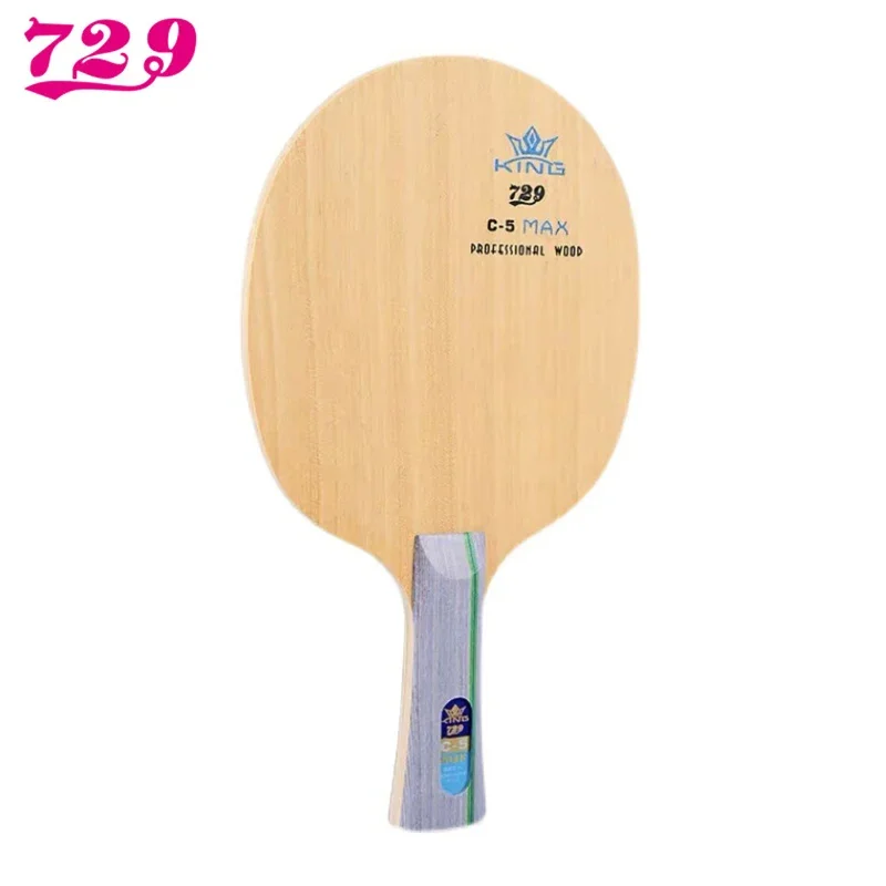 

Friendship 729 C-5 MAX Table Tennis Racket Blade 5 Plys Pure Wood 729 Friendship C5 Ping Pong Paddle Blade for Beginner Training