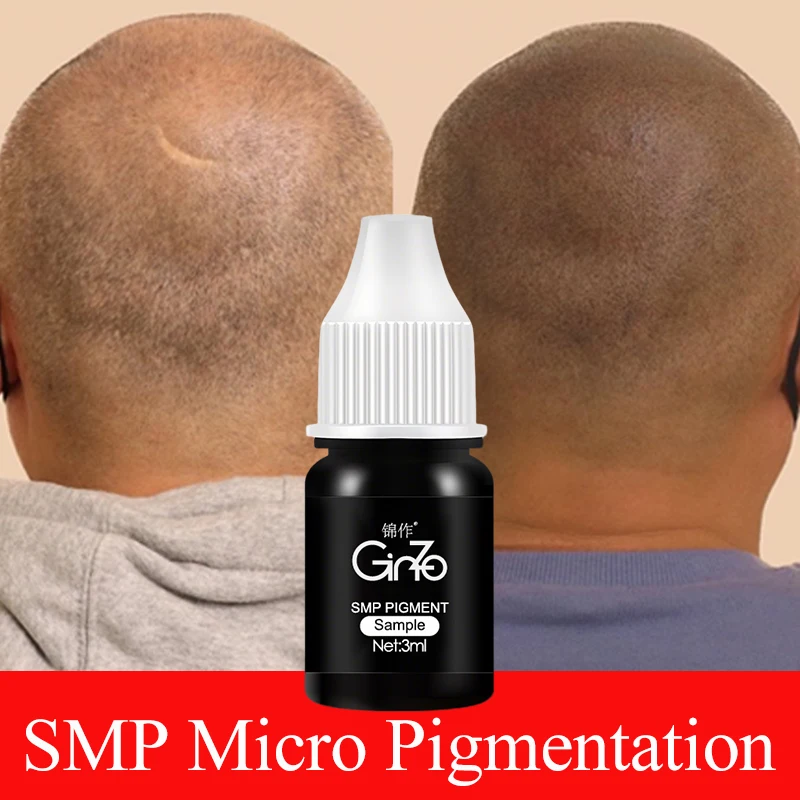 SMP Ink for Scalp Micropigmentation Professional Microblading Pigments for Hairline Camouflage 3ml Tattoo Inks Supplies