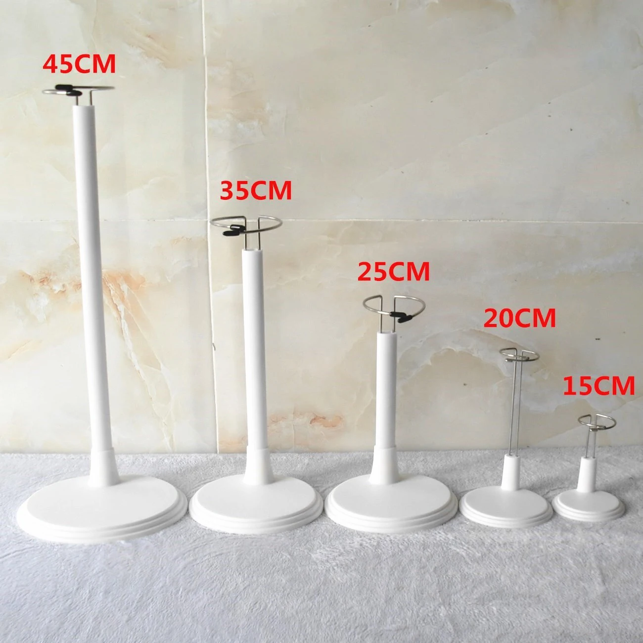 2 Stück Action figur Ständer Kunststoff Puppe Displayst änder Puppen halterung Unterstützung verstellbarer Puppen ständer für passt 15-60cm Bären puppen Spielzeug – Detail 8