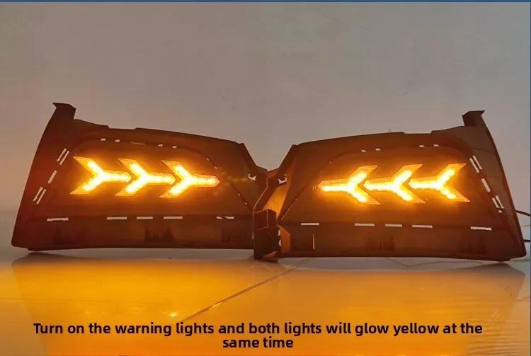 For Volkswagen Polo 2019 2020 2021 2022 2023 LED Daytime Running Lights Front Fog Lamp Yellow Streamer Steering DRL Daylights detail image 14