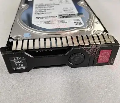 For 819078 818365 B21 2T 7 2K SAS 12G 3 5 inch server hard disk